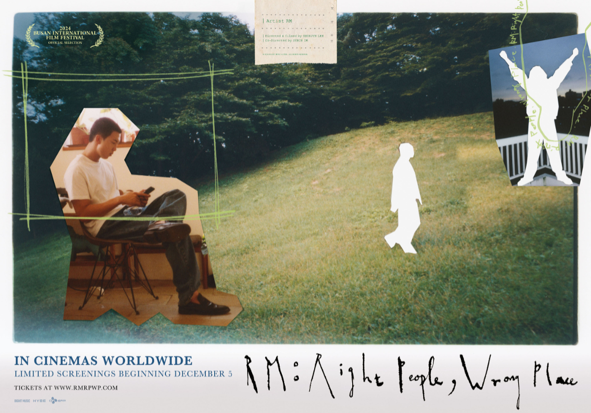 RM, frontman van BTS, opent de deuren naar zijn studio én zijn hart in 𝐑𝐌 : 𝐑𝐢𝐠𝐡𝐭 𝐏𝐞𝐨𝐩𝐥𝐞, 𝐖𝐫𝐨𝐧𝐠 𝐏𝐥𝐚𝐜𝐞 💜
🎶 Exlusieve vertoningen op 5, 7 &amp; 8 december.
🎟️ Tickets nu beschikbaar op kinepolis.be 
#RM #RPWP #RightPlaceWrongPerson #BTS
