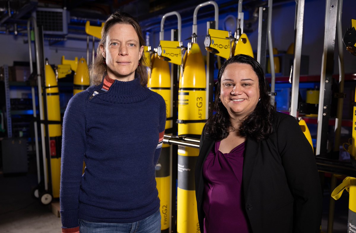 Dr Veerle Huvenne and Dr Filipa Carvalho have been appointed as Chief Scientists to NOC’s Marine Autonomous Systems (MARS) Group. 🤝

Find out about how they will increase engagement with the marine science community on our website ▶️ noc.ac.uk/news/chief-sci…