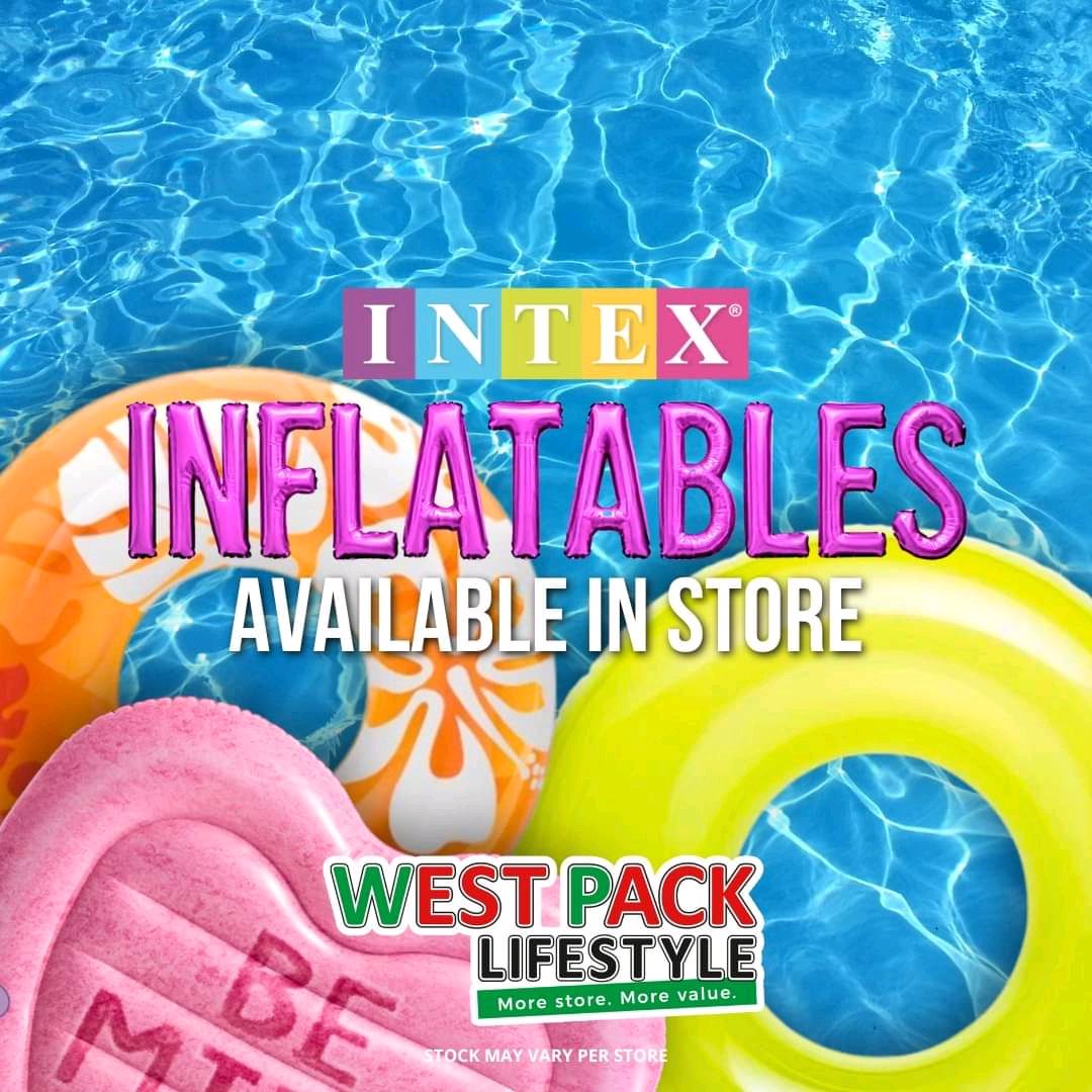Pages_Potties's tweet image. Make a splash this summer with Intex inflatables! 🌊 

From fun floaties to cool loungers, West Pack Lifestyle has everything you need for poolside fun. ❤️ 💚 

Stop by and check out our selection in-store! 💦

#westpacklifestyle #intex #pooltimefun #summerfun #inflatables