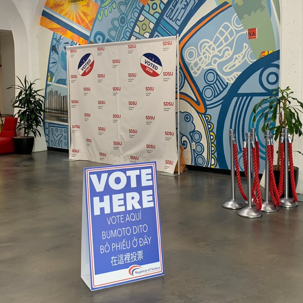 SDSU Library tweet media