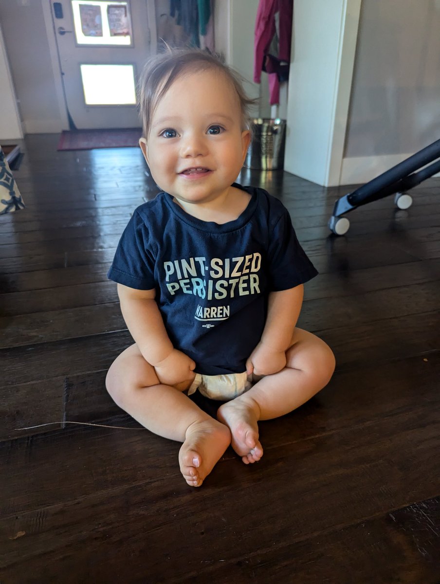 Voting today for my children's rights! <a href="/TeamKamala/">Official Team Kamala</a> #pintsizedpersister <a href="/ewarren/">Elizabeth Warren</a>