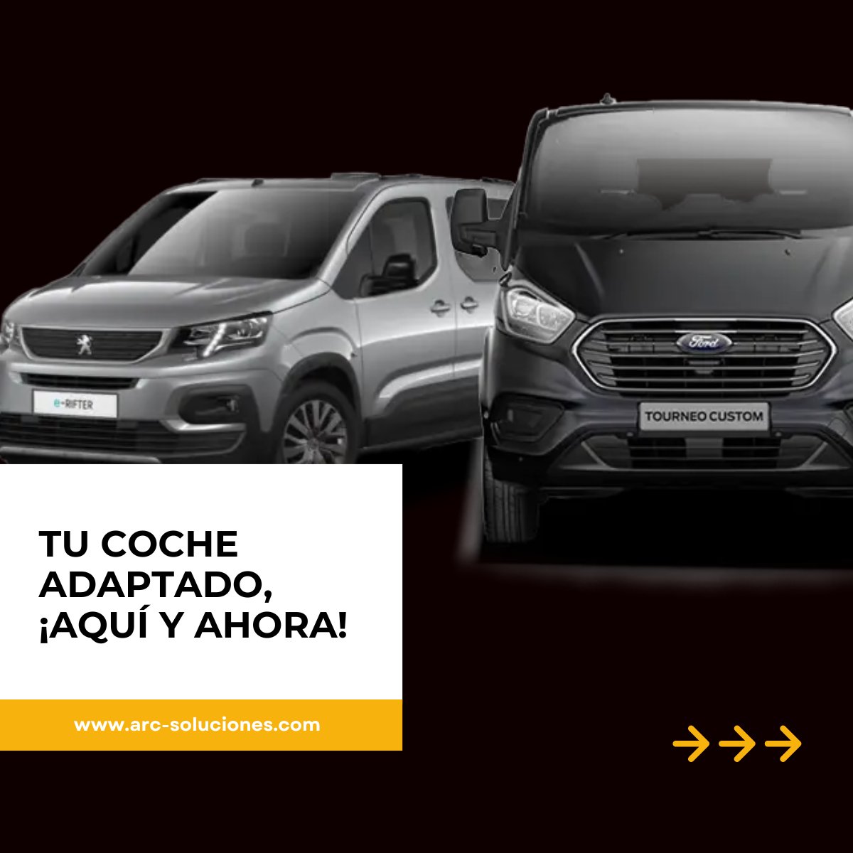 ARCadaptaciones's tweet photo. ¡En ARC te ofrecemos vehículos adaptados de entrega inmediata para que no tengas que esperar más para disfrutar de tu libertad!👍
¡Solicita ahora tu demostración!
https://t.co/zJDn7adXNE https://t.co/cSla130d5p