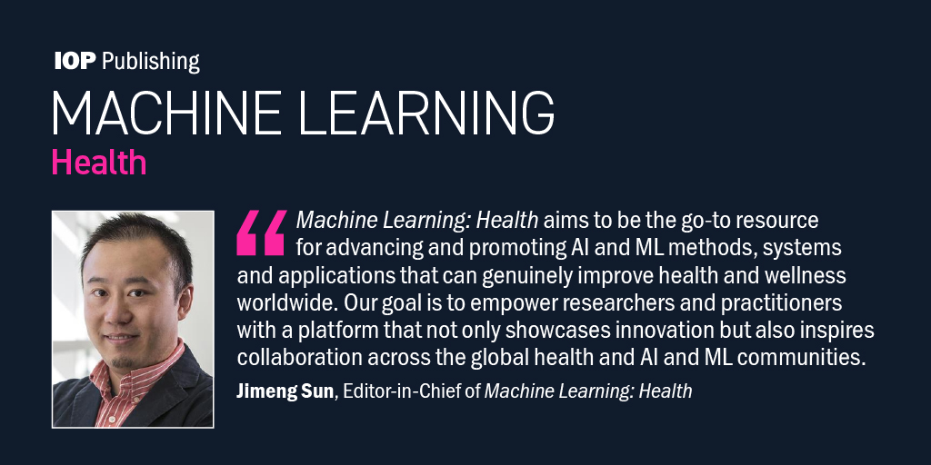 Machine Learning: Science and Technology tweet media