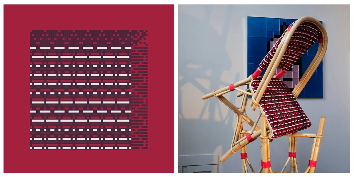 Trame Paris (@trameparis) on Twitter photo Did you see the latest Enlace chair? 😍
Based on Enlace token 80 from the <a href="/brtmoments/">Bright Moments</a> collection by @arandalasch, in partnership with @artblocksengine.
Lucky owner <a href="/tfadell/">Tony Fadell</a> Did you see the latest Enlace chair? 😍
Based on Enlace token 80 from the <a href="/brtmoments/">Bright Moments</a> collection by @arandalasch, in partnership with @artblocksengine.
Lucky owner <a href="/tfadell/">Tony Fadell</a>
