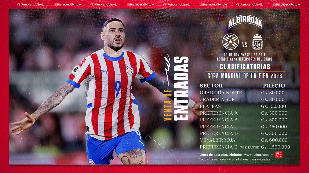 UrdanetaKev's tweet photo. 200 dólares la entrada para los fanáticos argentinos que vayan al Paraguay - Argentina en el Defensores del Chaco la semana que viene.

Los venezolanos hace 3 semanas terminaron pagando 25 dólares. https://t.co/0MUCrs8UpQ
