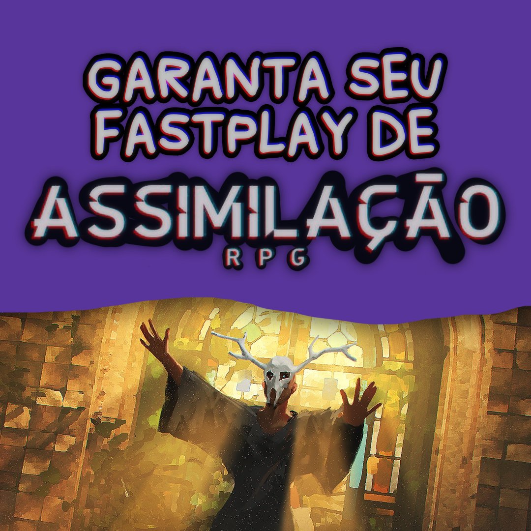 ggtonho's tweet image. 📘 GARANTA SEU FASTPLAY DE #ASRPG!

Se você é como eu e tá doido pra jogar no sistema de Assimilação, então essa é a hora de se inscrever pra já receber o fastplay AMANHÃ!!!

🔗 É muito simples, só entrar no meu link no próx. post e se inscrever pra receber no seu e-mail!…