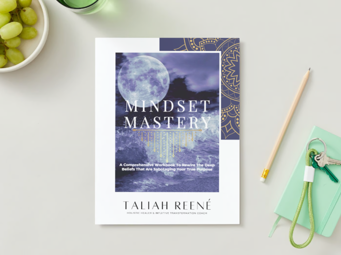 taliahreene's tweet photo. The Mindset Mastery Workbook is officially out! 🎉 I poured so much into creating this resource all about rewiring deep-seated beliefs holding us back. 💫Take a peek here if you’re interested👉 https://t.co/gGb74VYynH #MindsetShift #InnerWork https://t.co/gEashCJrKu