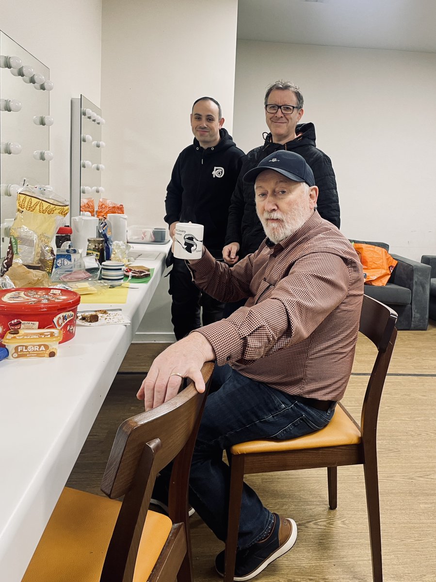 Little tea break before we go on stage at Princess Theatre, Hunstanton tonight.

Tomorrow we are at The Core at Corby Cube.

For more details visit our website:
fosterandallen.ie