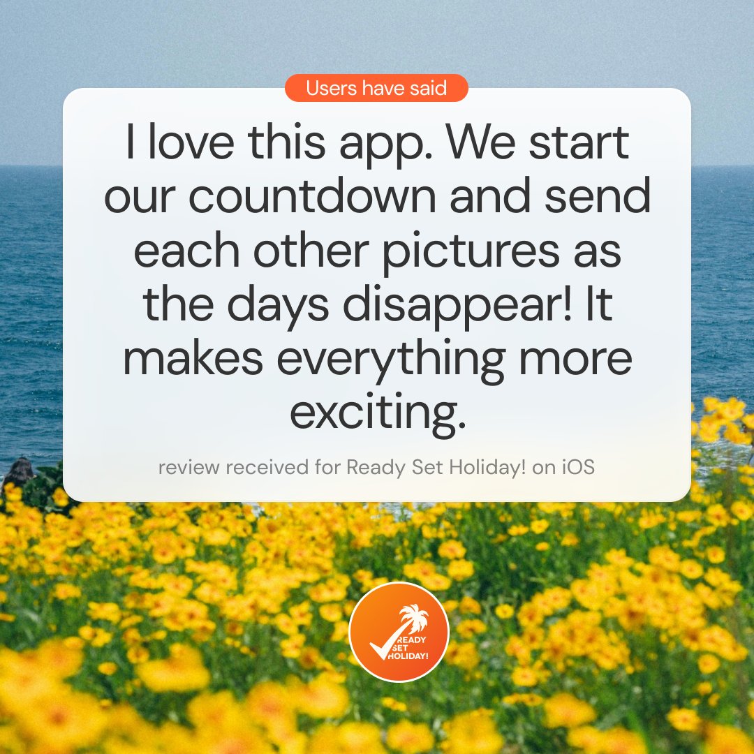 Curious about what others think of Ready Set Holiday! app? Check out our traveller’s reviews! 🌍💫
Install the app now. Link in bio!
#HappyTravellers #Review #ReadySetHoliday