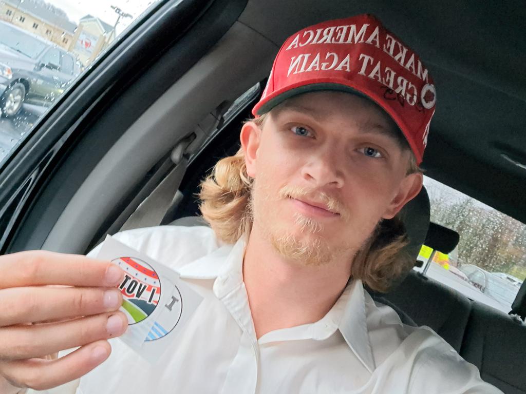 NolanJackett's tweet photo. I'm 21, and I voted in my first ever presidential election this morning.
So many other people my age are turning out to support Trump as well!
I didn't just vote, though. I fought all summer and fall to chase ballots and turn out low propensity republicans!
#GenZforTrump https://t.co/UtwiFVhSPs