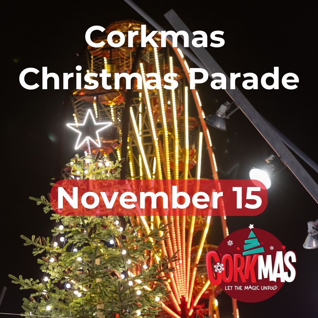 🎄The countdown to the #Corkmas Christmas Parade is now on!

🎅The main man, Santa, will lead a festive parade full to the brim of music, dance, light and sparkle.

✨Stay tuned for more details! buff.ly/4fyDuIF