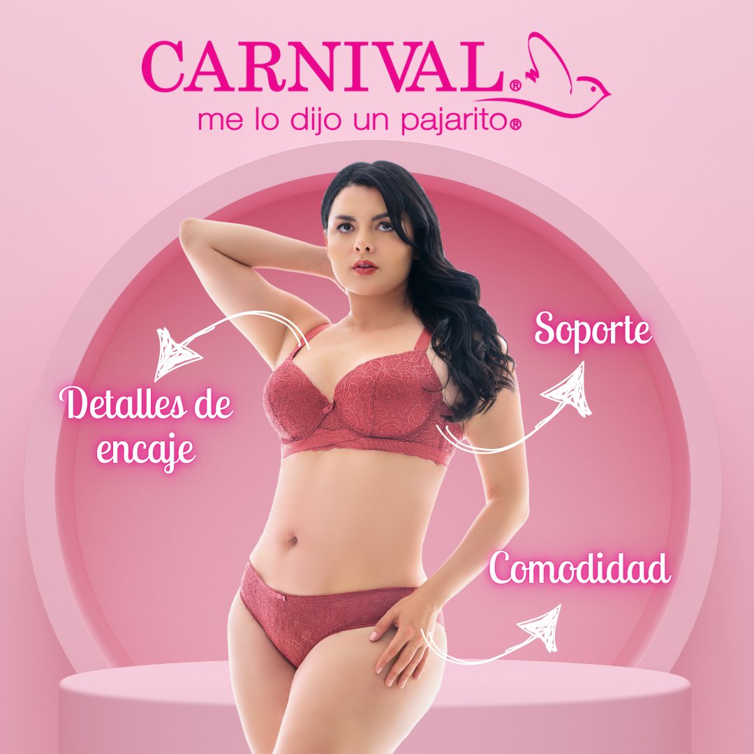 soportecarnival's tweet photo. El estilo viene en todas las tallas 👙💖

#CarnivalLenceria #lenceriacarnival #ladycarnival #lenceria #coordinados #bras #pantis https://t.co/cauCPEE4EK