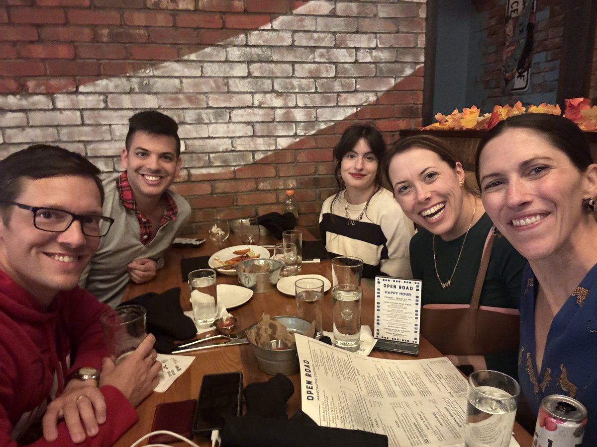 ClareFieseler's tweet photo. And thanks to my Politico / E&amp;E News fam that came to out to celebrate — on the eve of Election Day no less. ❤️ 

@cjanchondo @CorbinHiar (Not pictured: the legendary @briandabbs) https://t.co/FuI68OLupT