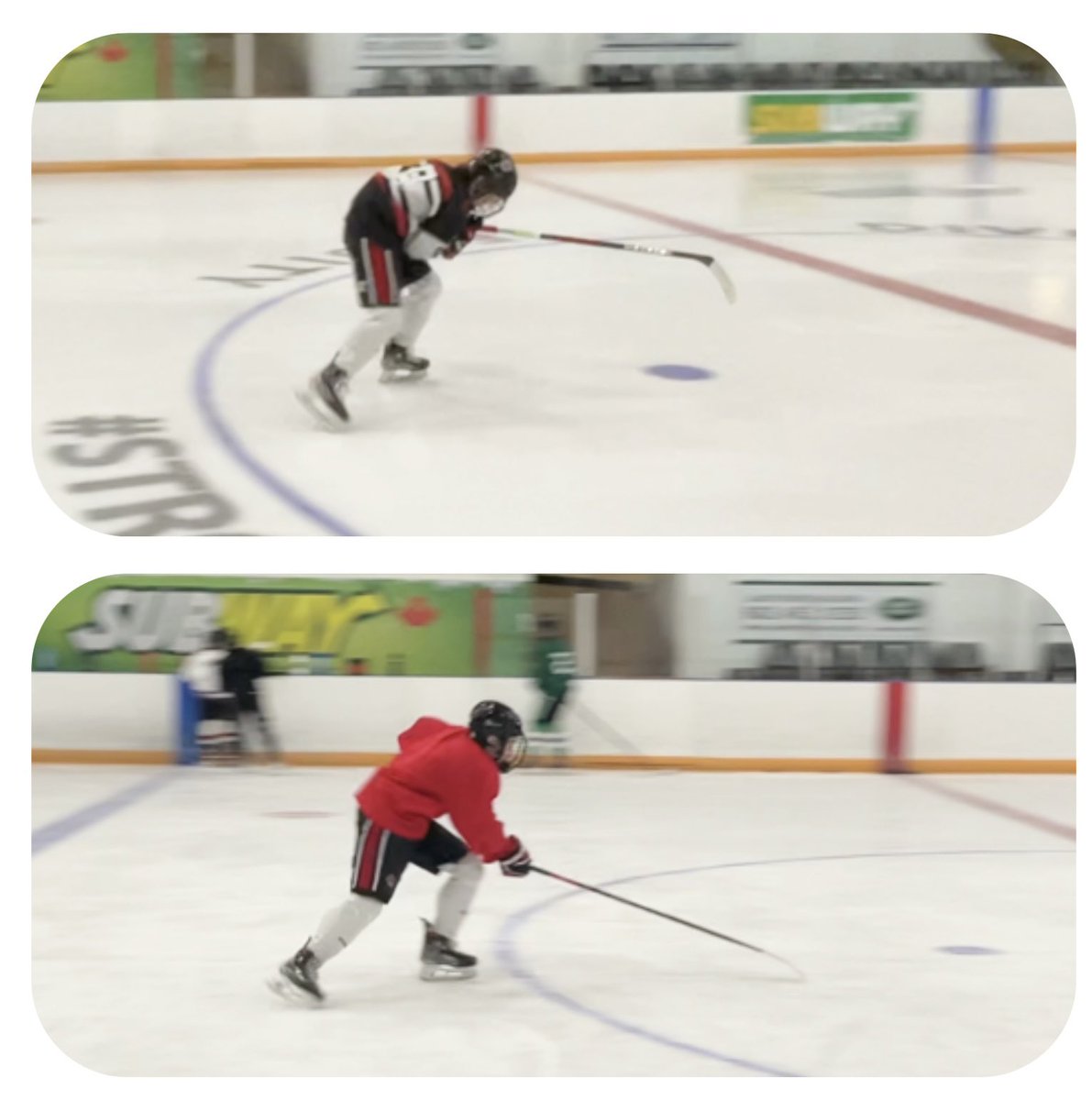 Progress! 🙌

Changing movement patterns takes patience, time and deliberate practice!  

We all have a “factory setting” as far as how we like to skate! 

It’s my job to provide specific feedback to help players improve their movement patterns and also to empower players to