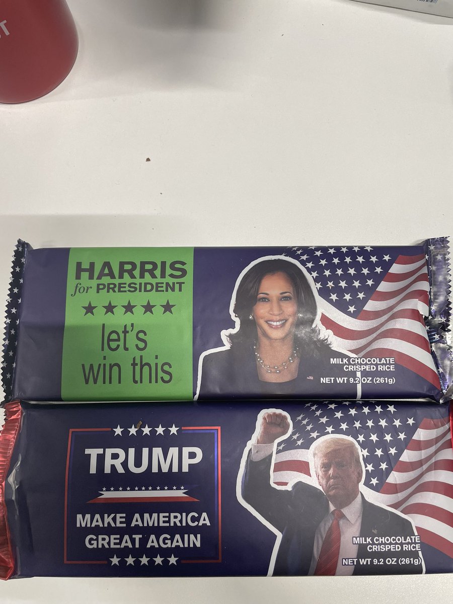 Had to have a good chunk of both bars on the digital desk under my journalistic obligations to impartiality… #election2024