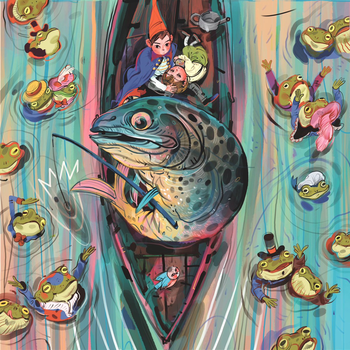 yuliiatveritina's tweet image. Today I just want to say that I feel a little bit like this fish. And maybe I look the same. It's been a tough day, yeah. Peace. #OTGW