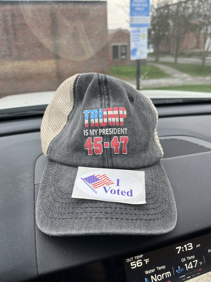 lb882's tweet image. Civic duty completed in MA this morning. Let’s go!!! #TrumpVance2024 #MAGA24