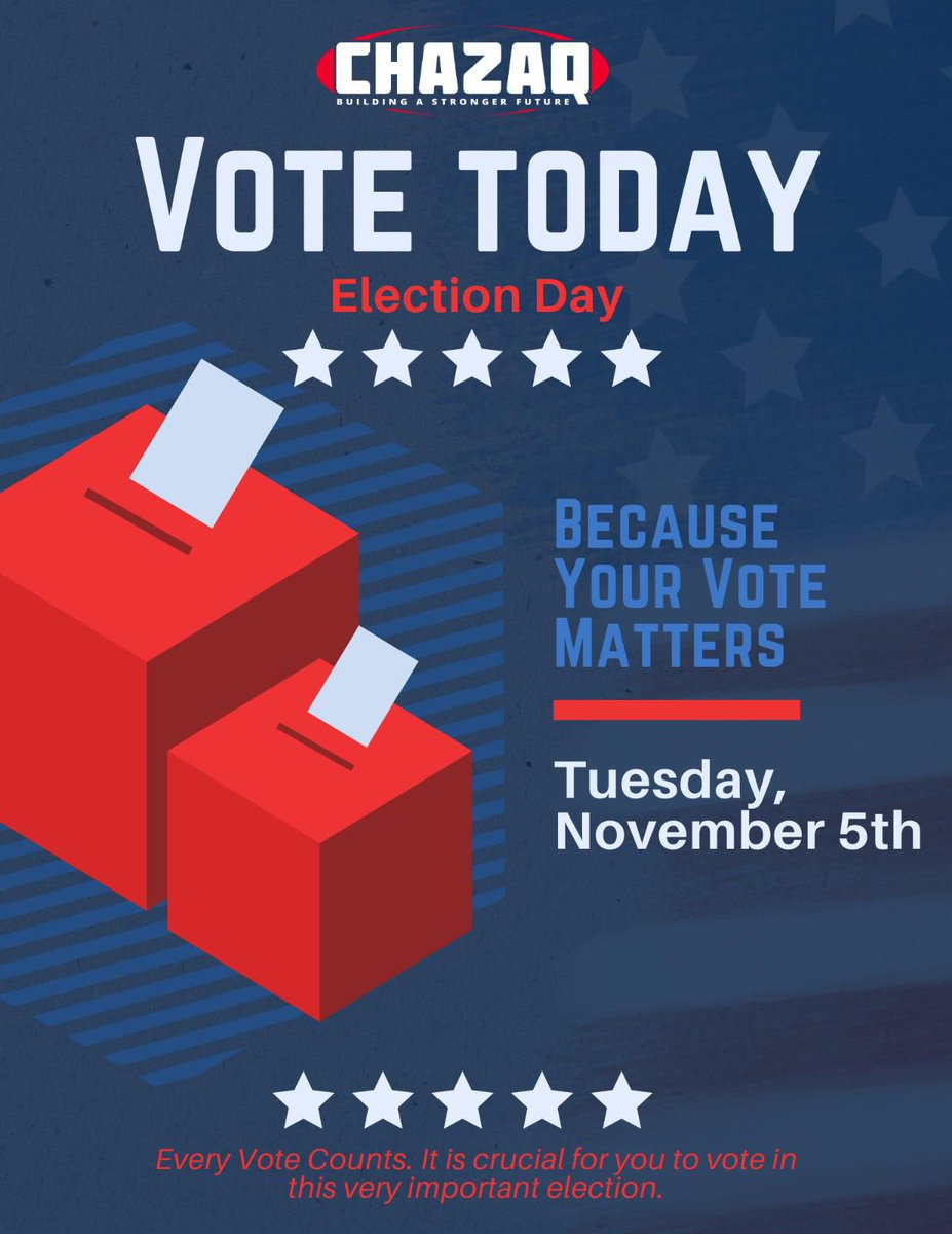 🗳️ Vote Today

Election Day 

Because Your Vote Matters