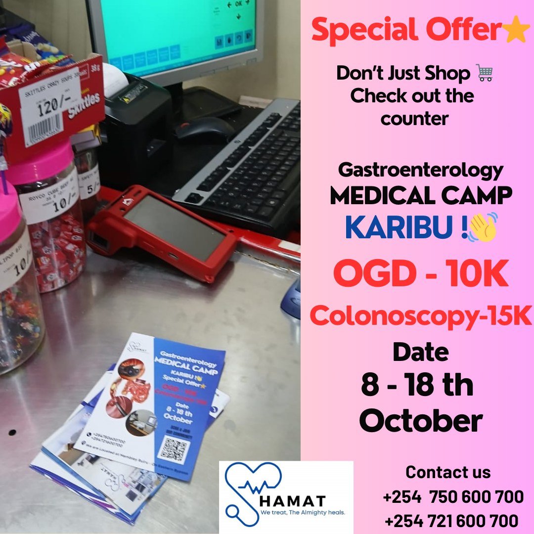 HamatHealthcare's tweet photo. Don't Just Shop at Your Favorite Supermarket—Check This Out! 🛒

While grabbing your groceries, be sure to spot our flyers at the counter! We’ve got exciting news: Hamat Healthcare is hosting a Gastroenterology Medical Camp! 🩺✨ https://t.co/Ec1WOOyvZ2