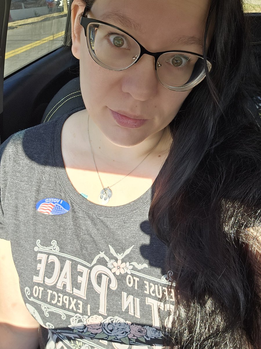 geekchick22's tweet photo. I voted in PA this morning!  It was a Dem vote down ballot - I don't agree with everything about the Democratic party, but I know that my loved ones will be safe under them and that's what matters most to me.  I'll continue fighting to bring them farther left on the other issues. https://t.co/1I2G9mGIZ2