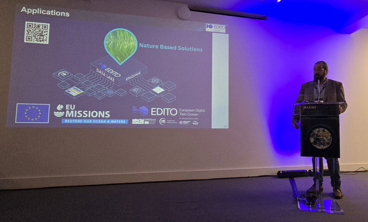 EDITO - European Digital Twin Ocean (@edito_dto) on Twitter photo 🌍 #EDITO is at the #UserMarineDays2024! We just shared how the <a href="/CMEMS_EU/">Copernicus Marine</a> users can apply the #EUDigitalTwinOcean for #NatureBasedSolutions, addressing #CoastalHazards like #CoastalErosion, #WaveOvertopping & #CoastalFlooding. More here: lnkd.in/d_TGYK4T 🌍 #EDITO is at the #UserMarineDays2024! We just shared how the <a href="/CMEMS_EU/">Copernicus Marine</a> users can apply the #EUDigitalTwinOcean for #NatureBasedSolutions, addressing #CoastalHazards like #CoastalErosion, #WaveOvertopping & #CoastalFlooding. More here: lnkd.in/d_TGYK4T