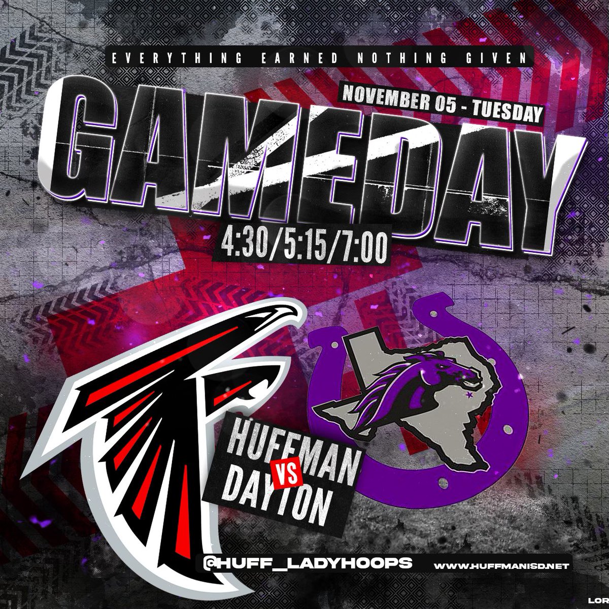 Huffman Lady Falcon Basketball (@huff_ladyhoops) on Twitter photo 🦅: Huffman Lady Falcons
🐎: Dayton Broncos
📍: Dayton, Tx Dayton High School
⏰: JV White 4:30| JV Red 5:45| Varsity 7:00
#EarnedNeverGiven
<a href="/MediaHuffman/">Huffman Sports Media</a> <a href="/TXHSGBB/">#TXHSGBB—TXHSGBB.com</a> 🦅: Huffman Lady Falcons
🐎: Dayton Broncos
📍: Dayton, Tx Dayton High School
⏰: JV White 4:30| JV Red 5:45| Varsity 7:00
#EarnedNeverGiven
<a href="/MediaHuffman/">Huffman Sports Media</a> <a href="/TXHSGBB/">#TXHSGBB—TXHSGBB.com</a>