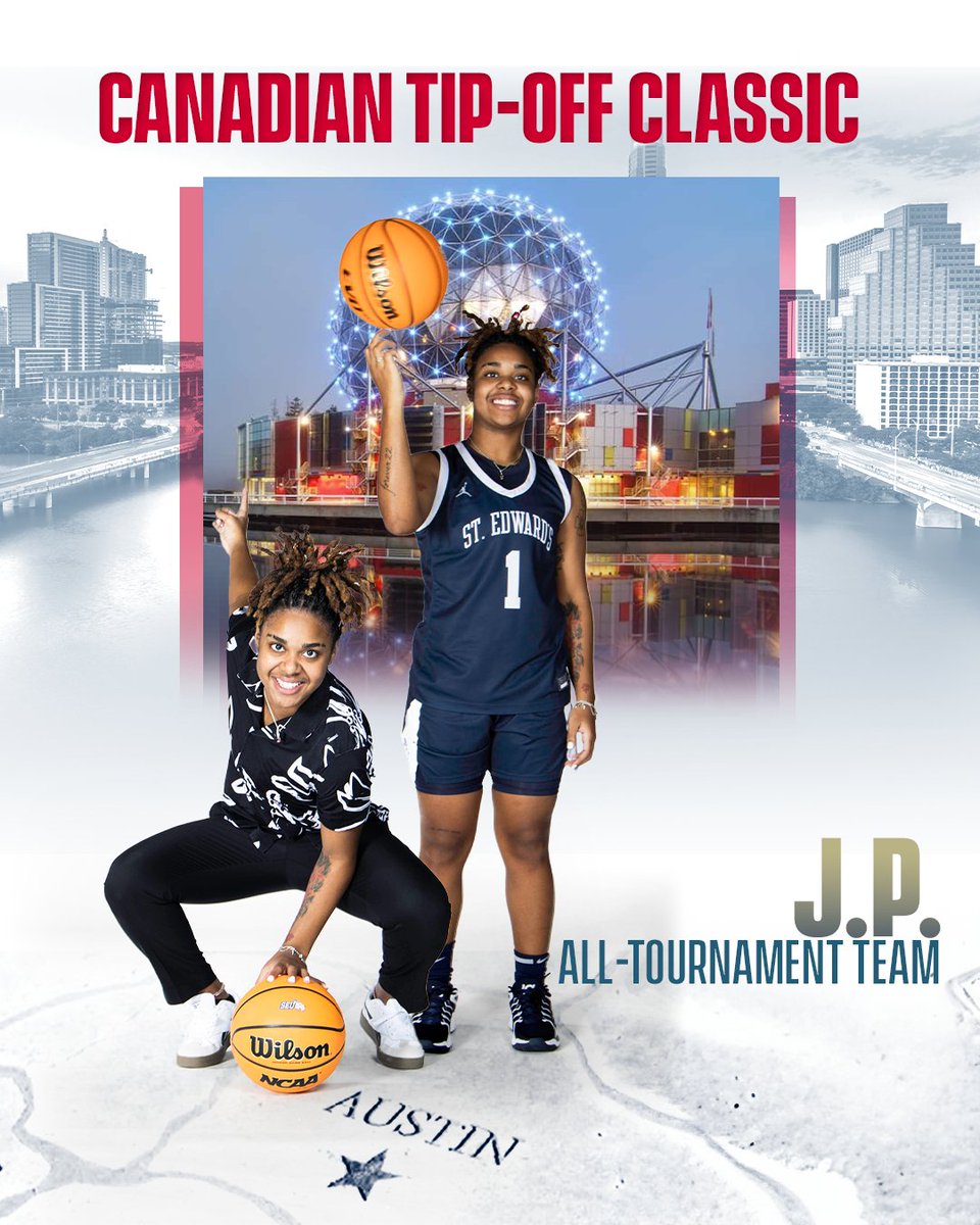 St. Edward's Hilltoppers (@seuathletics) on Twitter photo π | <a href="/SEUWBasketball/">St. Edward's Women's Basketball</a>'s J.P. earns DII Canadian Tip-Off Classic All-Tournament Team honors. #FearTheGoat
gohilltoppers.com/news/2024/11/4β¦ π | <a href="/SEUWBasketball/">St. Edward's Women's Basketball</a>'s J.P. earns DII Canadian Tip-Off Classic All-Tournament Team honors. #FearTheGoat
gohilltoppers.com/news/2024/11/4β¦