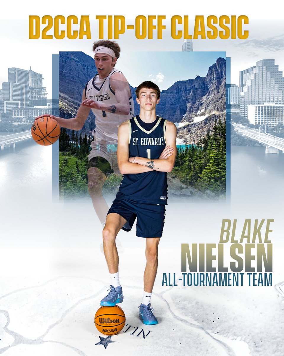 SEUAthletics's tweet photo. 🏀 | @SEUMBasketball's Blake Nielsen and Jamison Kay earn DIICCA Tip-Off Classic at the Trailhead All-Tournament Honors. https://t.co/xeOMuzPIQc https://t.co/RCbCOetB02