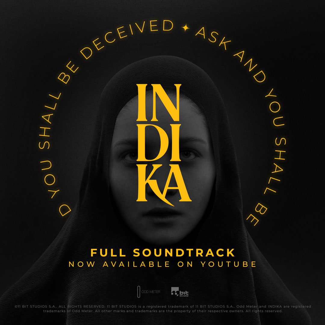 Listen to the Official Soundtrack to your favorite existential crisis simulator and join #INDIKA on her journey of self-discovery through 19th-century Russia.

Full OST now available on our Youtube channel: youtu.be/G4vpumIACNs
