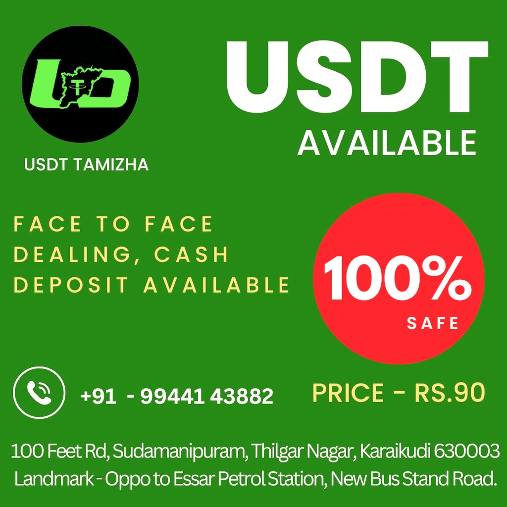 reachjesvanth's tweet photo. Usdt avilable https://t.co/RTkh6gybA2