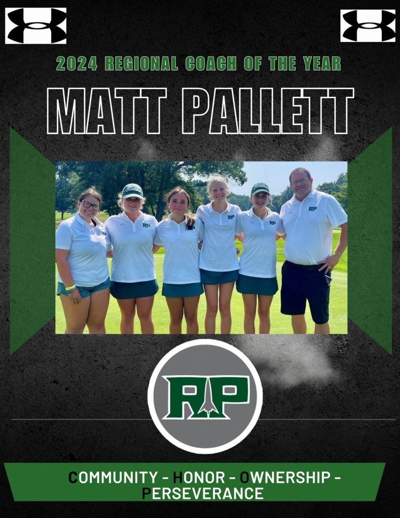 Congratulations to a lifetime Rocket.  Coach Matt Pallett was just named Regional Coach of the Year for Girls Golf by the Michigan Golf Coaches Association. 
CHOP