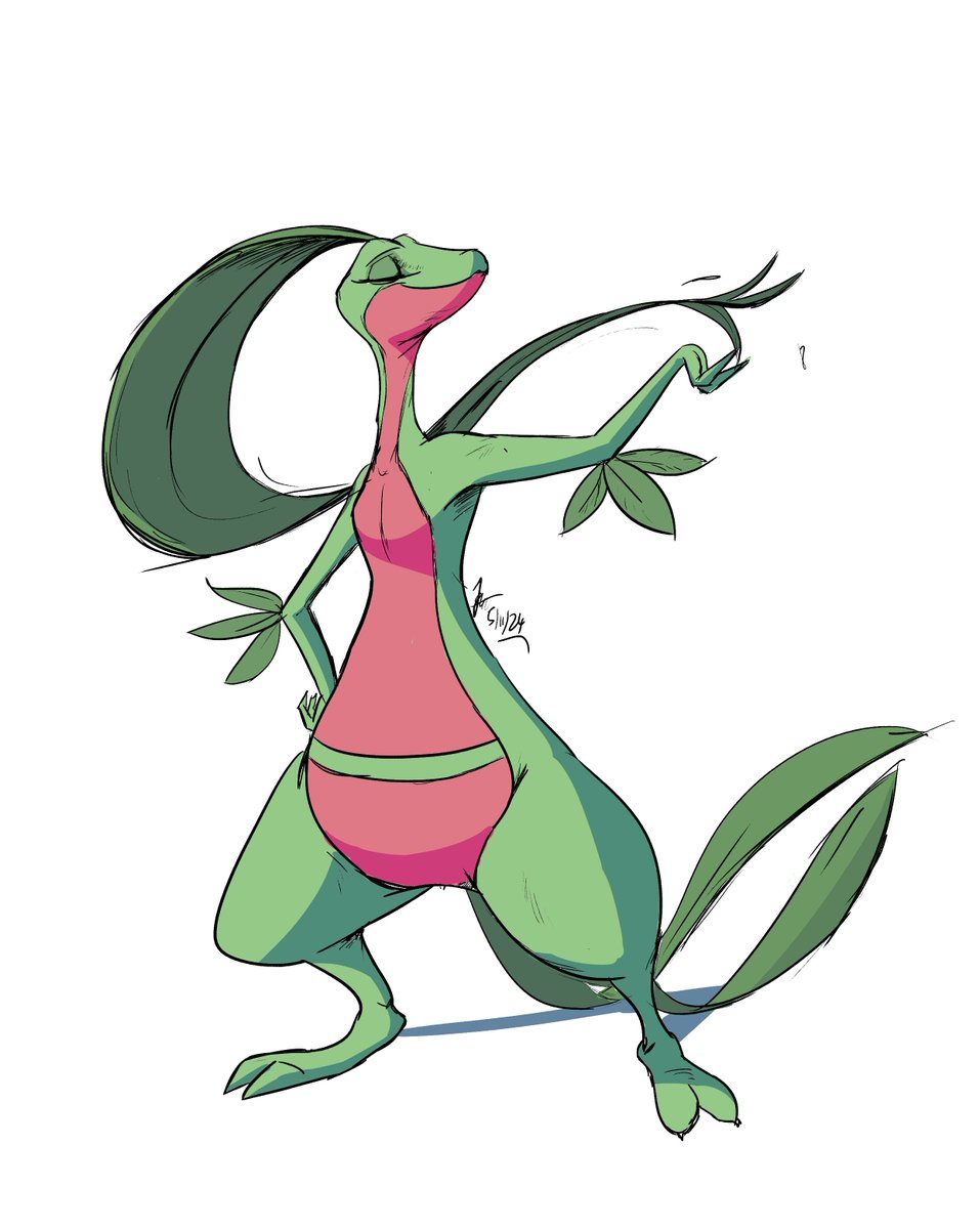 jonathanchimney's tweet photo. She's so Fabulous 

Grovyle Sassy Nature

#treeko #furry #pokemon https://t.co/3wd4Escmew