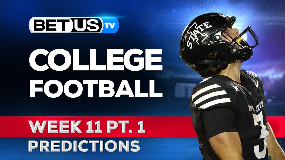 Going LIVE at 1pm ET for <a href="/BetUSTV/">BetUS TV</a> College Football Show with <a href="/statsowar/">parker fleming</a> &amp; <a href="/KyleHunterPicks/">Kyle Hunter</a>!

Week 11 Previews &amp; Picks, Part 1.  100-94-3 on picks.

🏈 MACtion!
🏈 Iowa vs UCLA
🏈 Florida vs Texas
🏈 Michigan vs Indiana
&amp; more!

youtube.com/watch?v=jGd-ez…