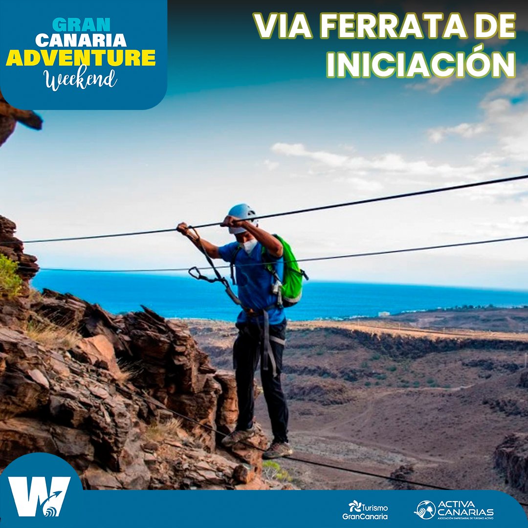 Una experiencia por nuestros acantilados, con tramos de escalada y senderismo que te harán vivir la aventura escondida de nuestros barrancos.

Reserva aquí👇

turismoactivograncanaria.com/program

#GCAW24 #TurismoActivo #viaferrata #senderismo #escalada