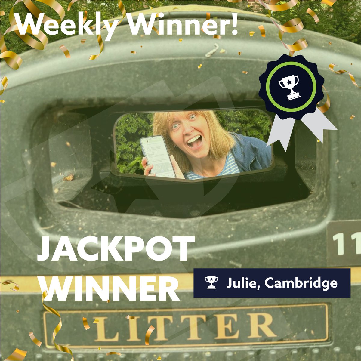 🎉 Big shout-out to Zoe from Canterbury, our latest LitterLotto champ! She heard about us on morning TV, and now she's picking up litter on weekends and snagging amazing prizes! 🎃

💚 #LitterLotto #HalloweenWinner #EcoHero #CleanAndWin