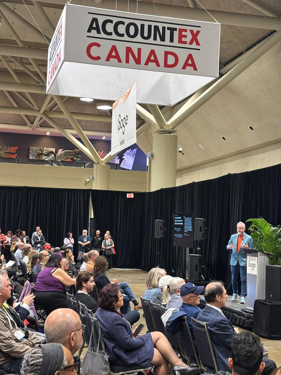 Sage Canada (@sage_canada) on Twitter photo Thanks to everyone who attended our packed session on AI in accounting at <a href="/AccountexCanada/">AccountexCanada</a> today. 🤩
Come and say hello to our team at Booth 514 this afternoon! #AccountexCanada #SageIntacct #SageForAccountants Thanks to everyone who attended our packed session on AI in accounting at <a href="/AccountexCanada/">AccountexCanada</a> today. 🤩
Come and say hello to our team at Booth 514 this afternoon! #AccountexCanada #SageIntacct #SageForAccountants