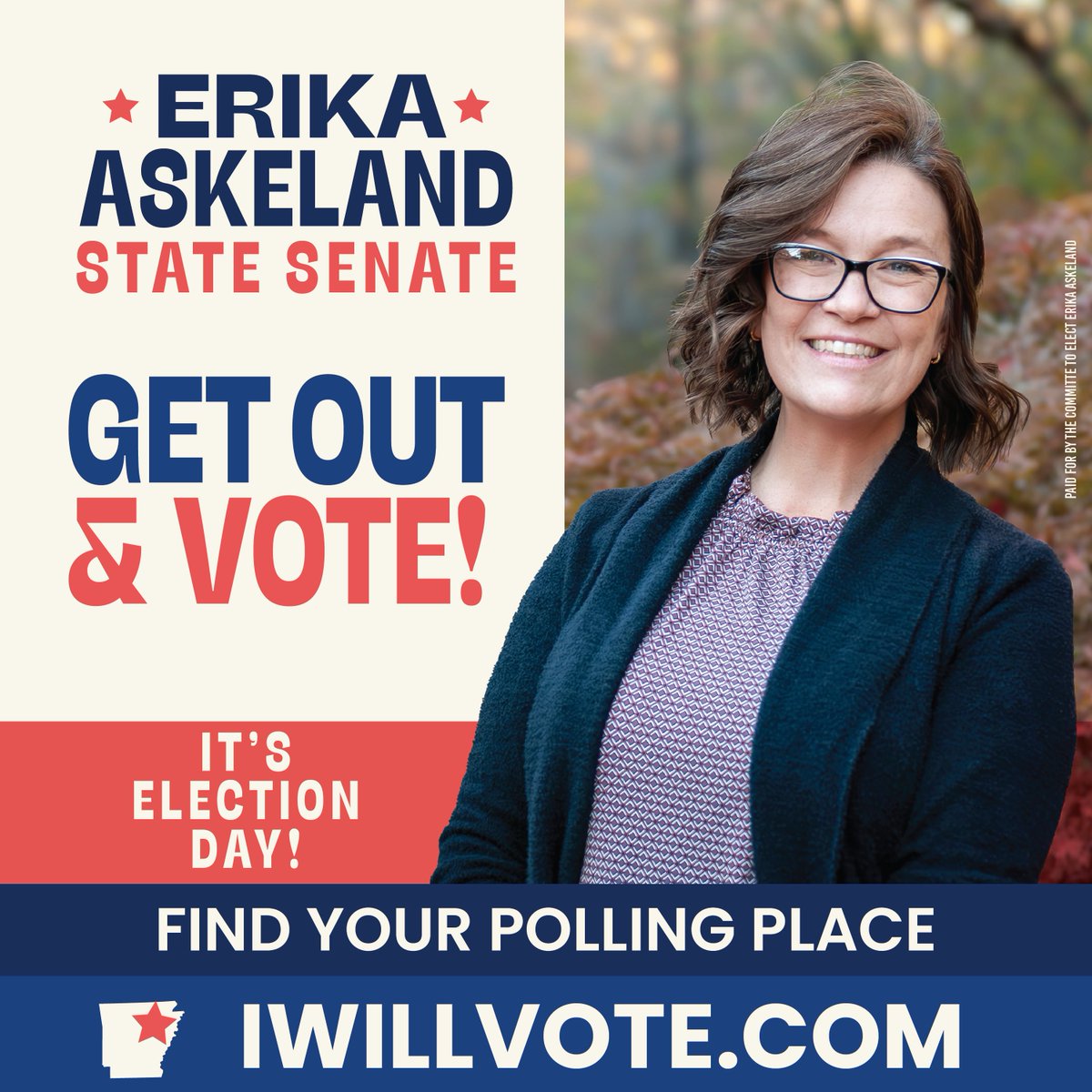 Erika Askeland for Arkansas Senate tweet media