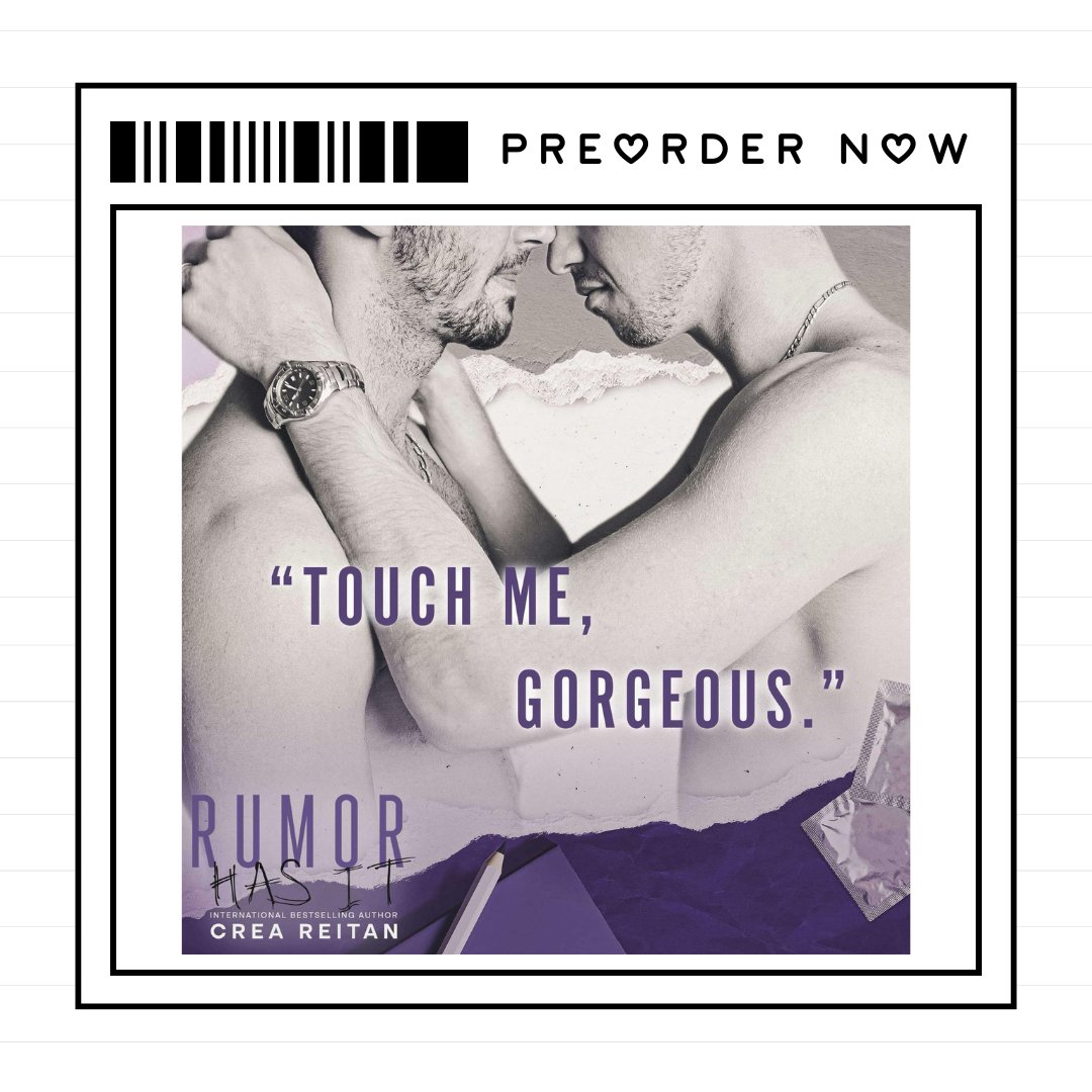 Have you preordered Rumor Has It by Crea Reitan yet? Releasing 11/14!

#Preorder: geni.us/rhievents

#College #BiAwakening #FriendswithBenefits #LowAngst