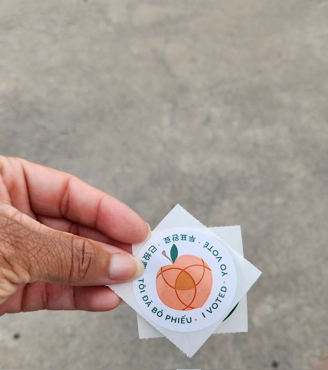 Got some steps in walking to my polling place. Ballot cast! 💙🙌🏾