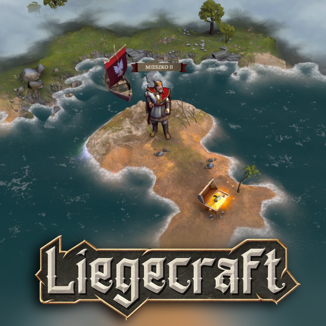 Mieszko II's island — a lone oasis in a vast ocean, waiting to be explored! 🍹🏝️

Whether you’re seeking treasure, forging alliances, or battling for dominance, every corner of #Liegecraft's procedurally generated world is designed to temper the spirit of the future ruler! 👑