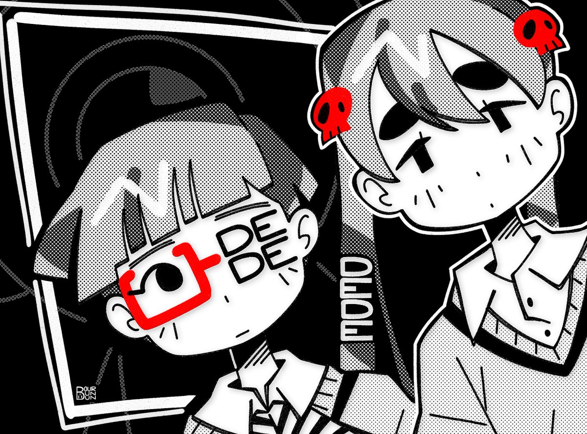 Bourbunbun's tweet image. DEDEDEDE DESTRUCTION