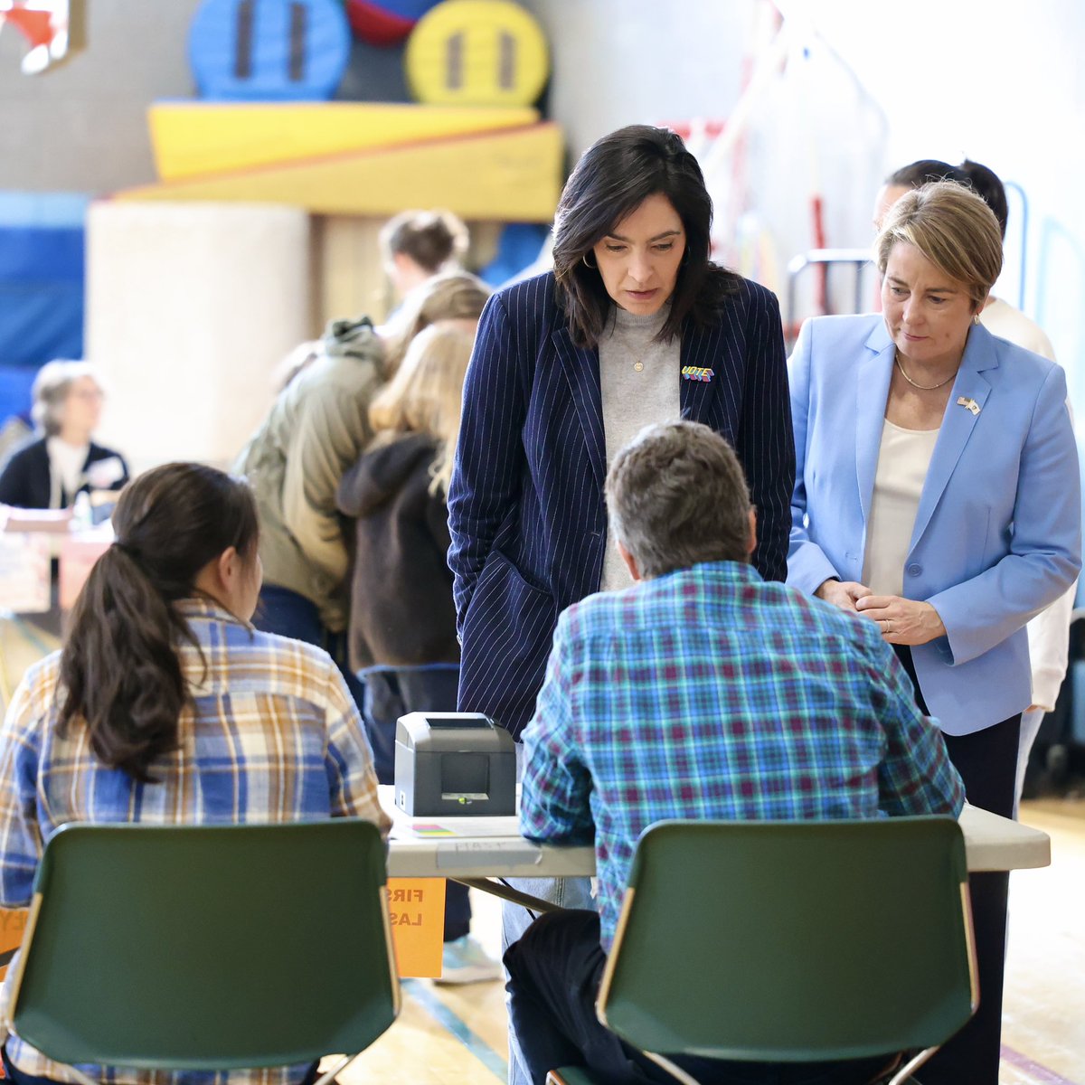 Happy Election Day, Massachusetts! <a href="/JLydgate/">Joanna Lydgate</a> and I just voted. Have you?

In our state, we live our democracy. We show why it works. Find your polling place at mass.gov/vote