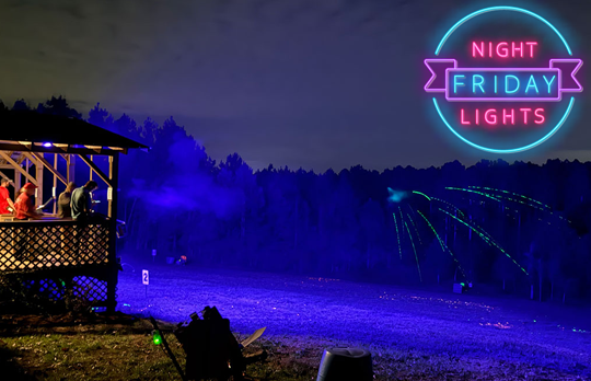 Hyatt Farms is hosting its inaugural night shoot on Friday, November 15th. Reservations required: hyattshootingcomplex.com/friday-night-l…