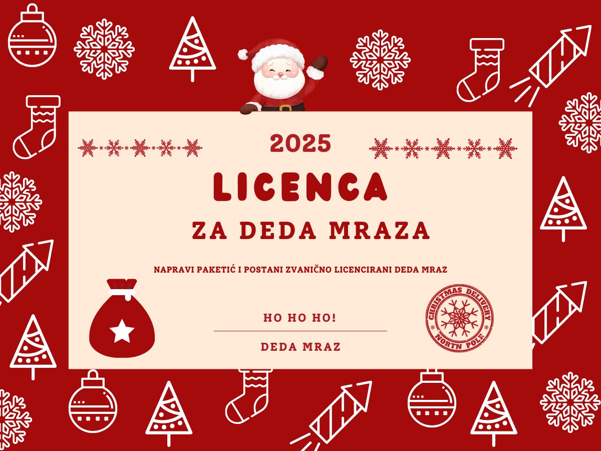 UvekD's tweet photo. Udruženje Uvek sa decom poziva vas da postanete licencirani Deda Mraz! 
Kako? 
Napravite paketić koji će ulepšati Novogodišnje praznike deci koja se leče od raka na Institutu za onkologiju i radiologiju.

Prijavite se preko linka: https://t.co/QjNc5pAOcx https://t.co/P2LuByCX1S