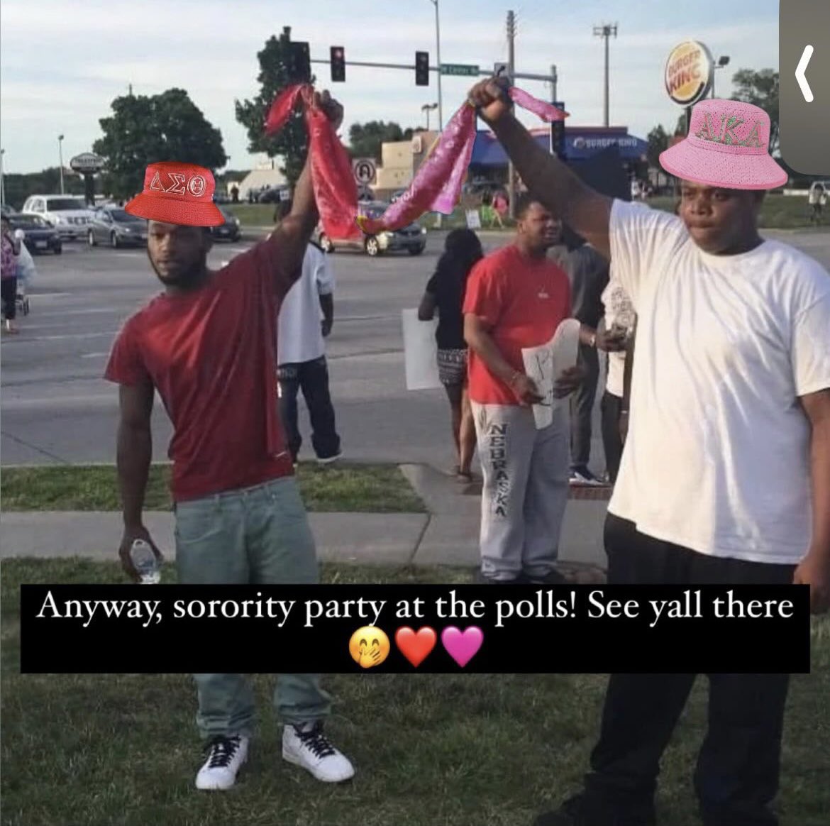 Get in the voting booth‼️❤️🩷