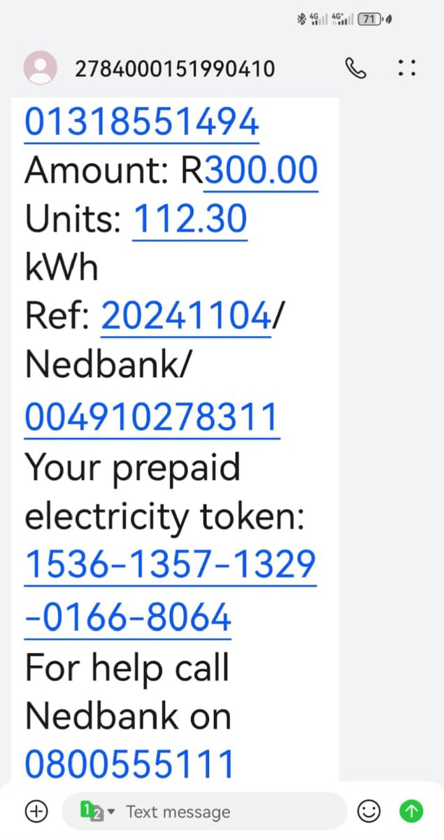 dimz_rakgoro's tweet photo. @k4d0w1 @Eskom_SA We cannot load electricity, we are getting an error. We bought electricity via banking apps but we only receive 1 token not 3 as advised. We even went to buy from from the authorized seller. Please assist as we don't have electricity as we speak. https://t.co/GkZTu1WHZk