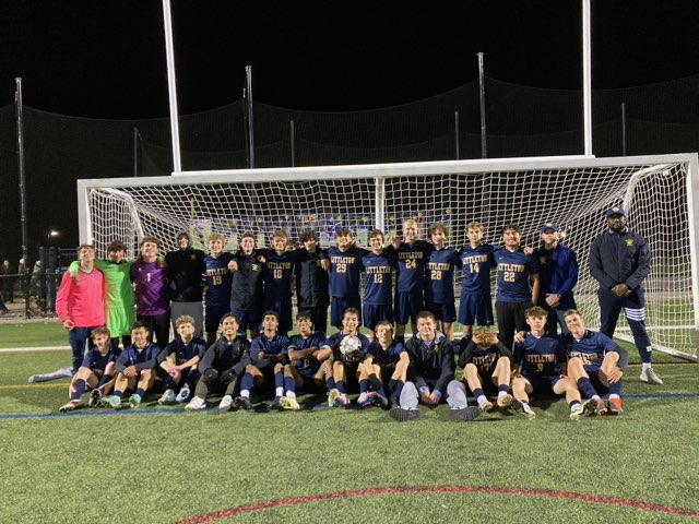 After last night's victory, the playoffs continue for <a href="/Littleton_HS/">LHS</a> Boy's Varsity Soccer today:

MIAA Tournament News
Boys' Soccer - D4 - Round of 32
Tuesday, 11/5 - 4:00 PM (2:00 PM bus)
Littleton vs. Northeast Metro
Site: Galvin MS, Wakefield
Go Tigers!