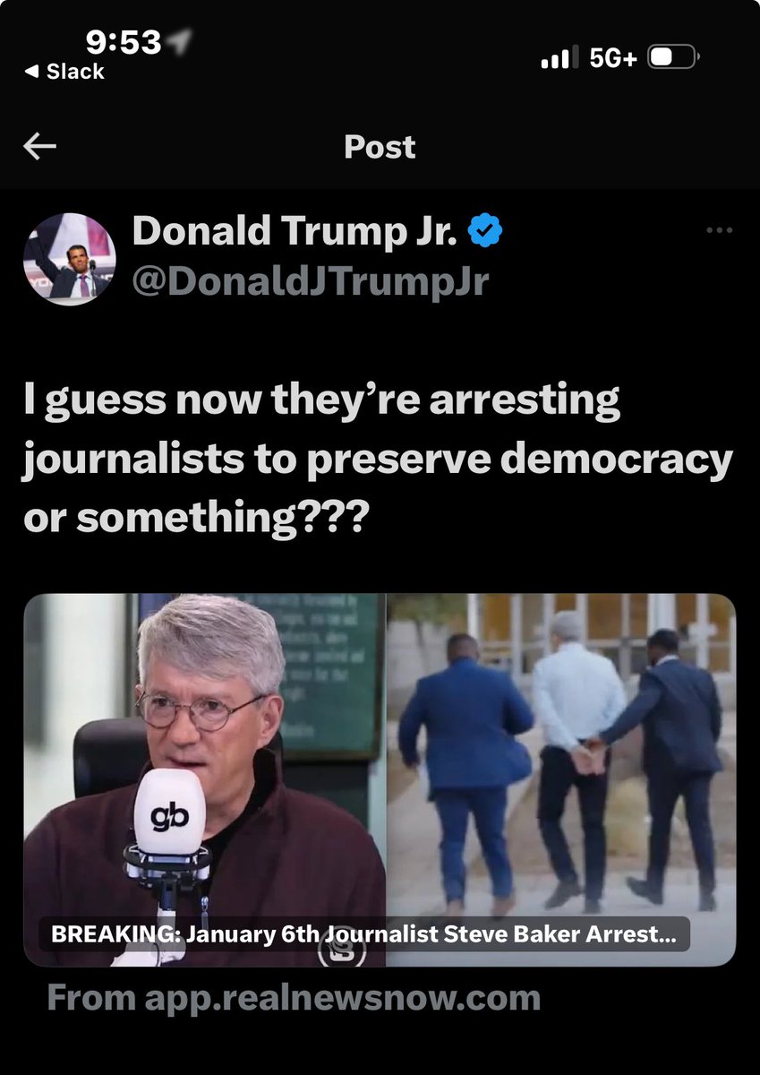 SteveBakerUSA's tweet photo. In 2016, I was virulently both #NeverTrump and #NeverHillary. In 2020 I voted Trump “to block” the damage I knew was coming from a 3rd Obama term under Biden’s name. Today, I will enthusiastically vote for Trump for a myriad of reasons: economic, individual liberty, life, constitutional, to save the democratic processes of our Republic into the future, and one very personal reason. I’ve not missed a single presidential election since Reagan, but I’ve never been more motivated to cast my vote than today.
Tomorrow is my pretrial hearing, facing both a weaponized DOJ and DC court.
Myself and thousands of others need your vote.