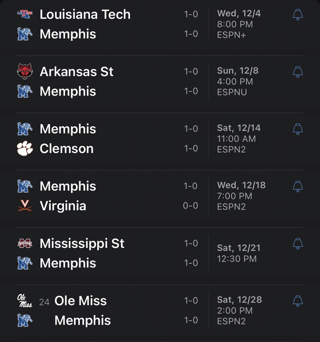 mid_madness's tweet photo. This is an insane non-conference schedule. https://t.co/A5eVDgohy5