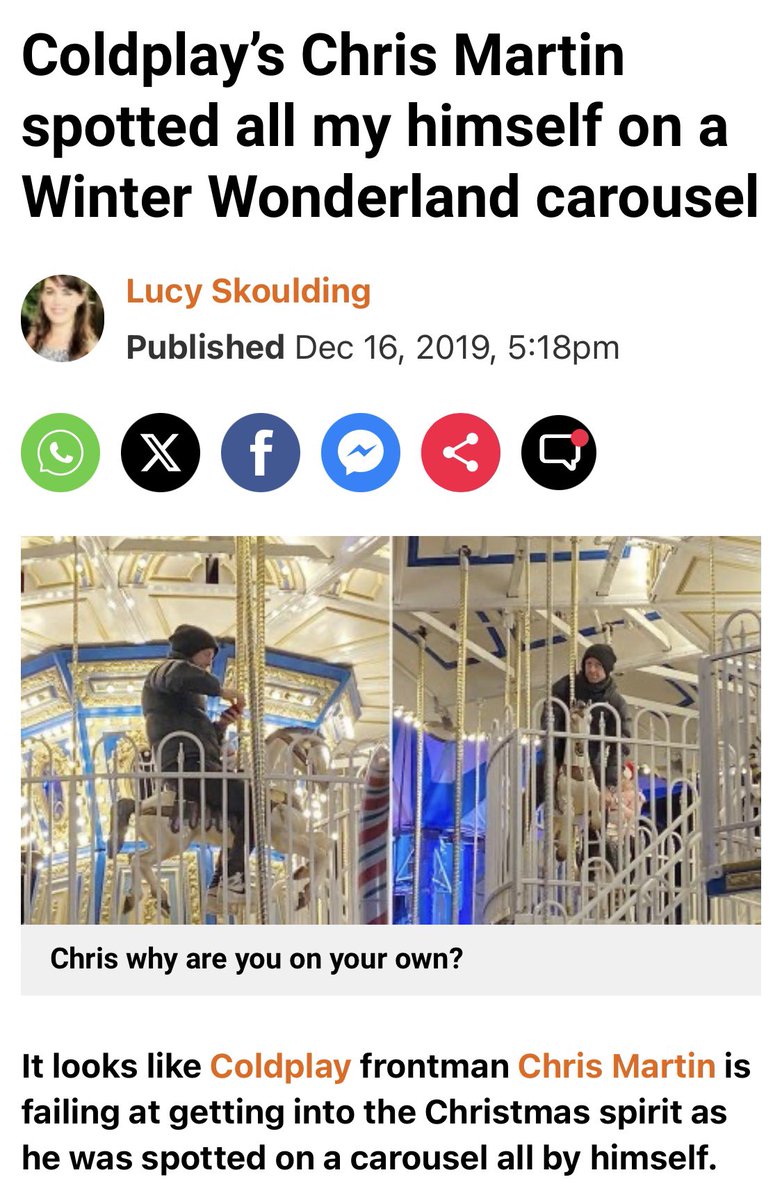 Coldplaykind's tweet photo. This is still my favourite Chris martin headline https://t.co/EECT1qY0aX